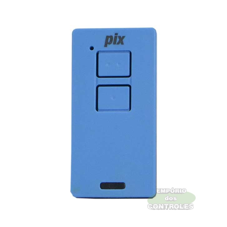 CONTROLE REMOTO TX PIX 433MHZ SAW AZUL