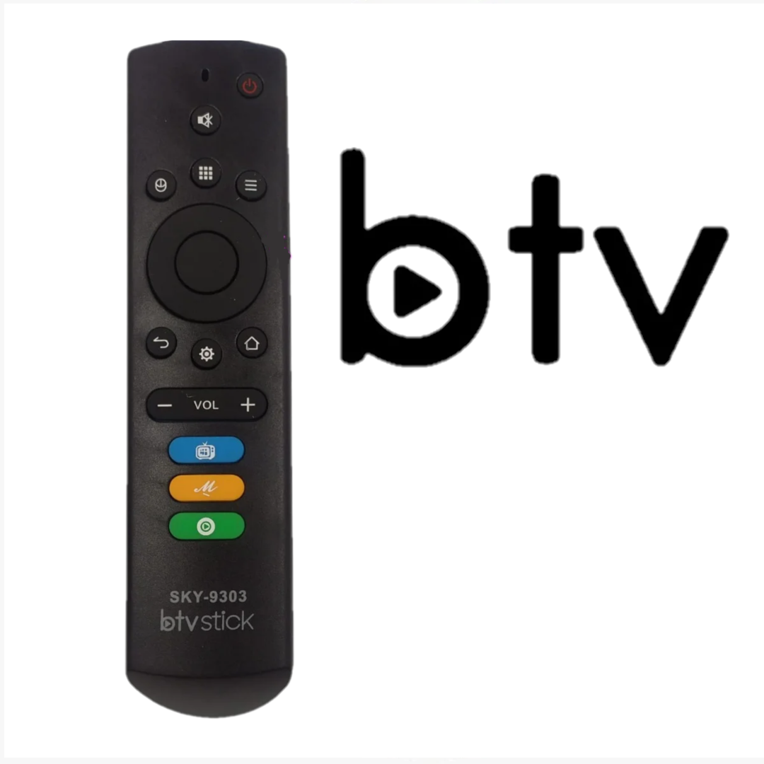 Controle Remoto Btv Stick Universal Com Comando De Voz -9303 foto 3