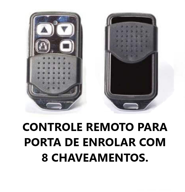 CONTROLE REMOTO PARA PORTA DE ENROLAR 8 CHAVES ANALÓGICO .2444 foto 2
