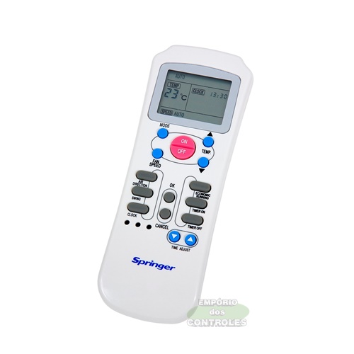 CONTROLE REMOTO DE AR CONDICIONADO SPRINGER R14/E ORIGINAL