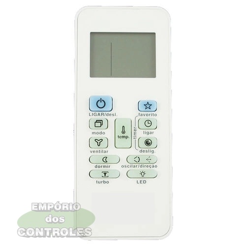 Controle Remoto Ar Condicioando Carrier/Springer