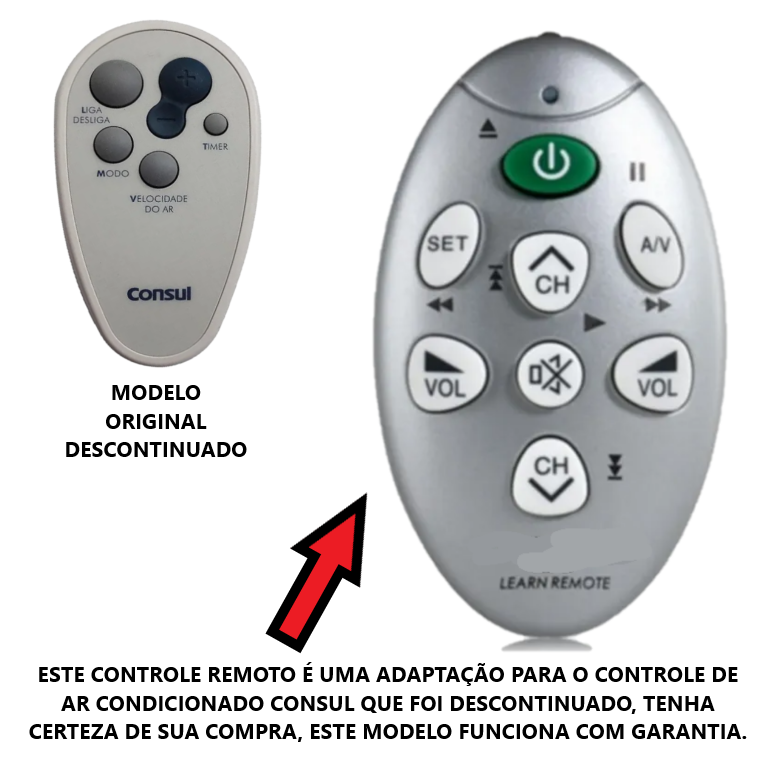 CONTROLE REMOTO AR CONSUL CCZ10A RM-L7 foto 4
