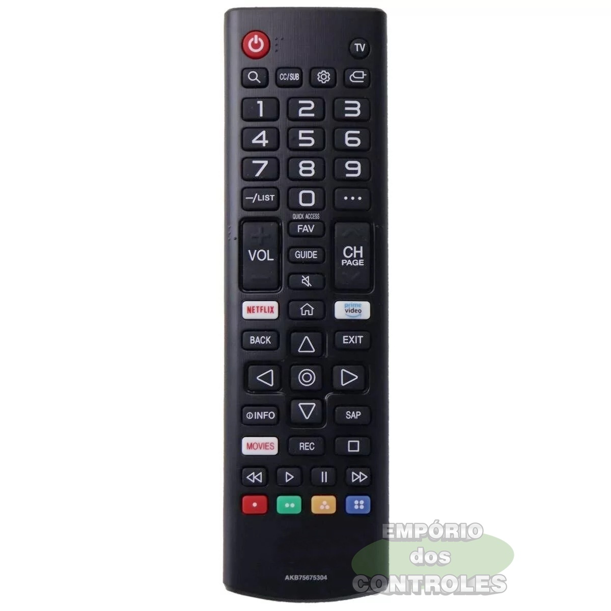CONTROLE REMOTO TV LG AKB75675304