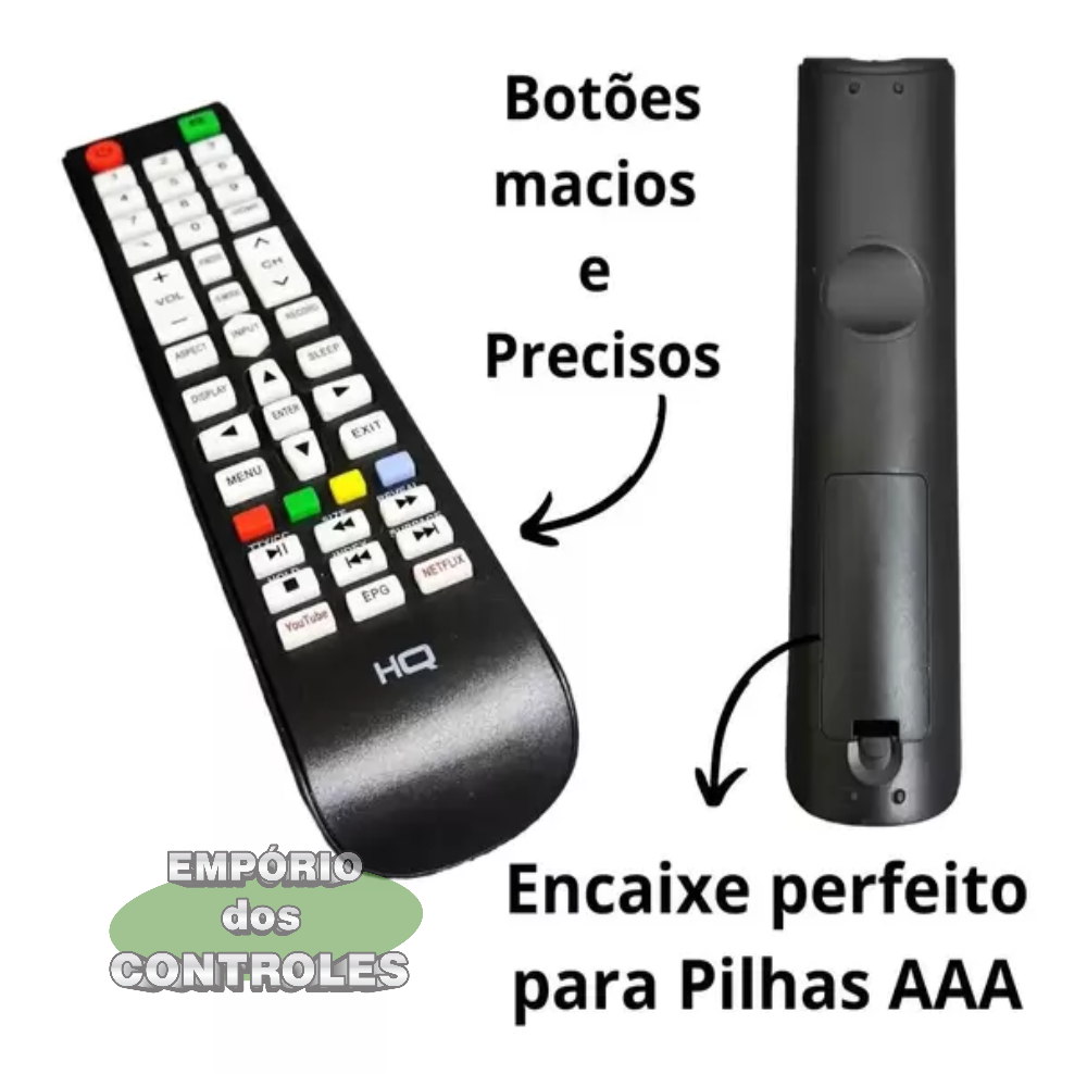CONTROLE REMOTO TV HQ HQS43NKH -7076 foto 3