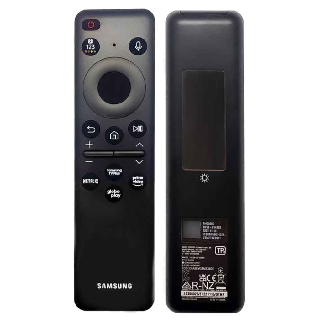 Controle Remoto Samsung 4K Bn59-01432B Original Carregamento Solar