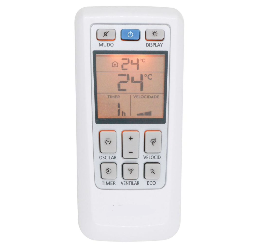 Controle Remoto Ar Condicionado Electrolux Yaz1F1 Inverter -7306