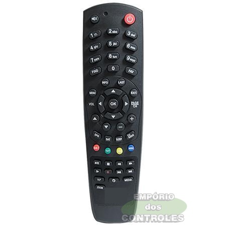 CONTROLE REMOTO RECEPTOR SATELITE DUOSAT SPIDER HD