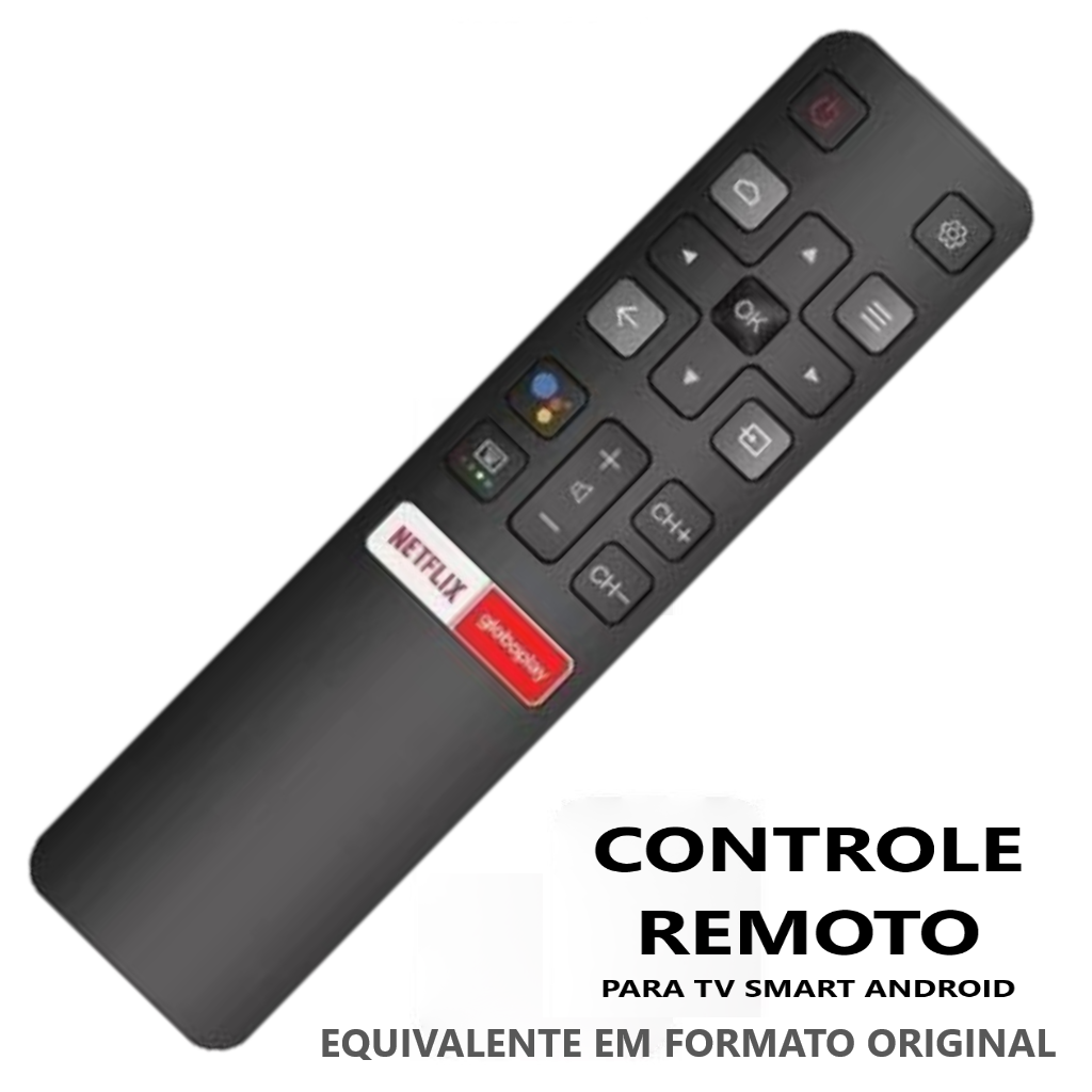 Controle Remoto TCL Android Smart Tv Sem Comando de Voz -9071 -9062 -7410-1 foto 3