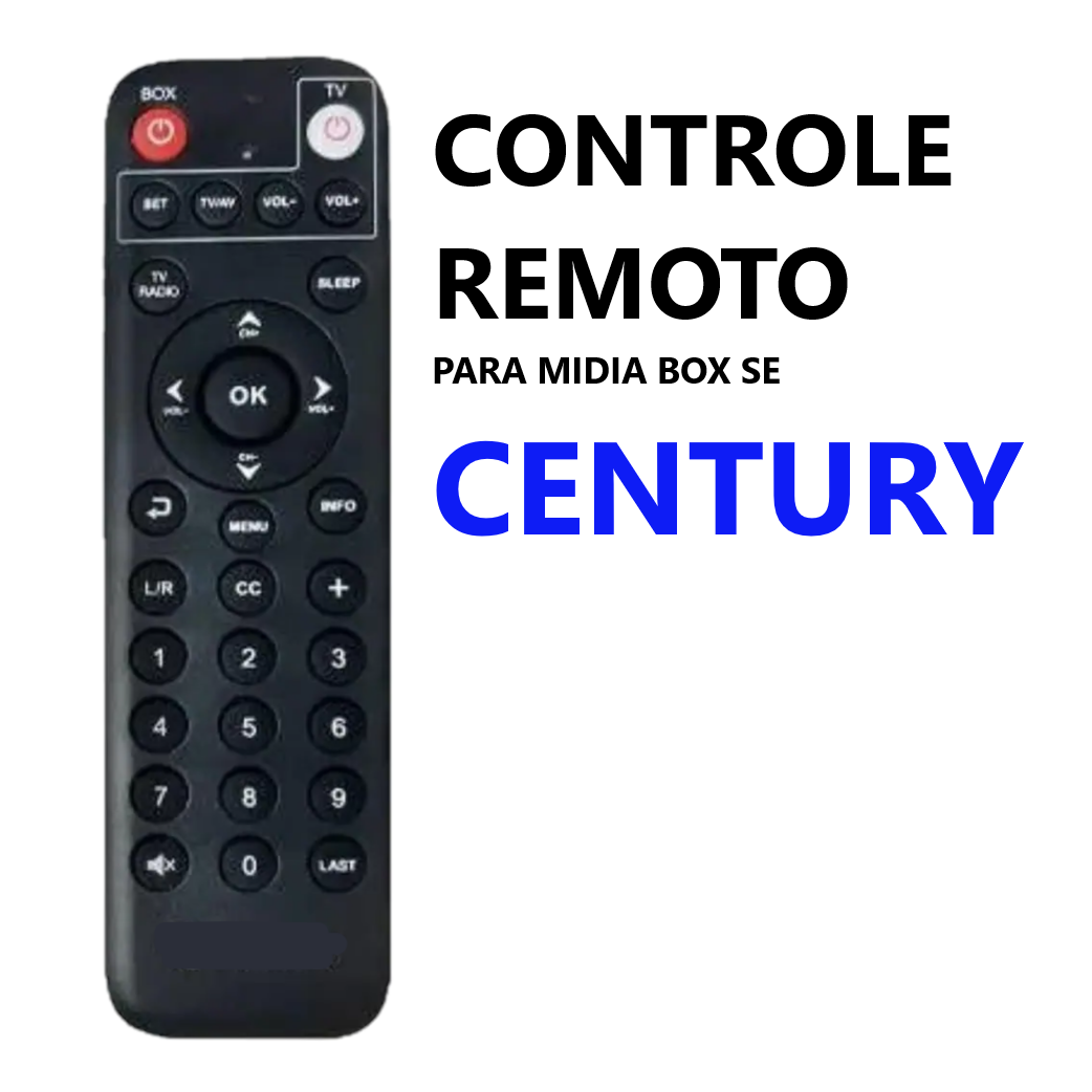 Controle Remoto Century Midiabox Se -7086 foto 2