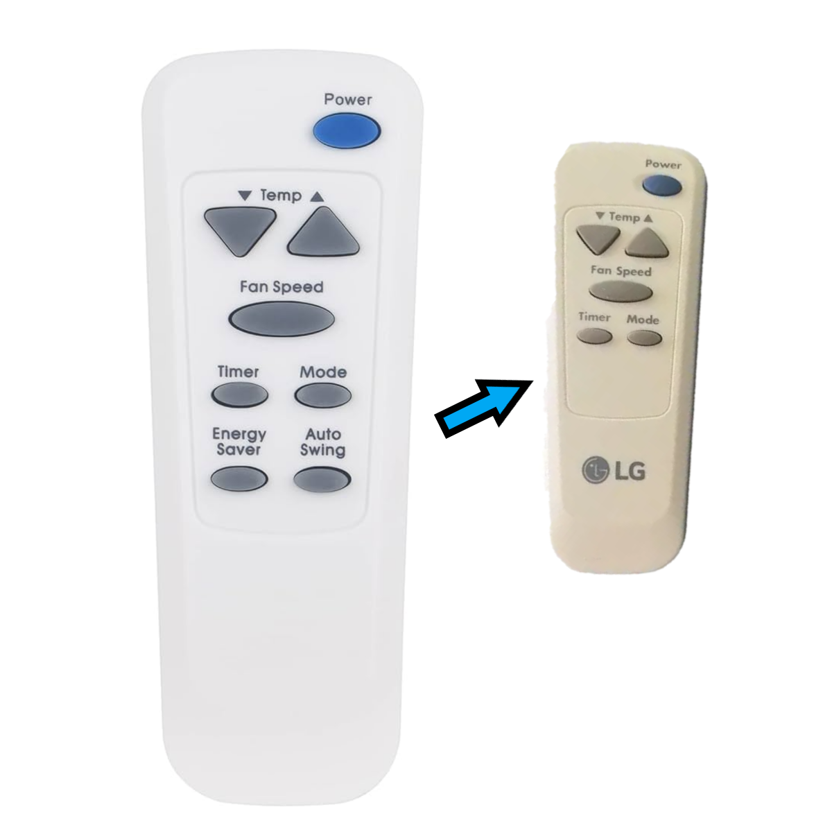 Controle Remoto para Ar Condicionado LG 6711A20056M -9340 foto 2