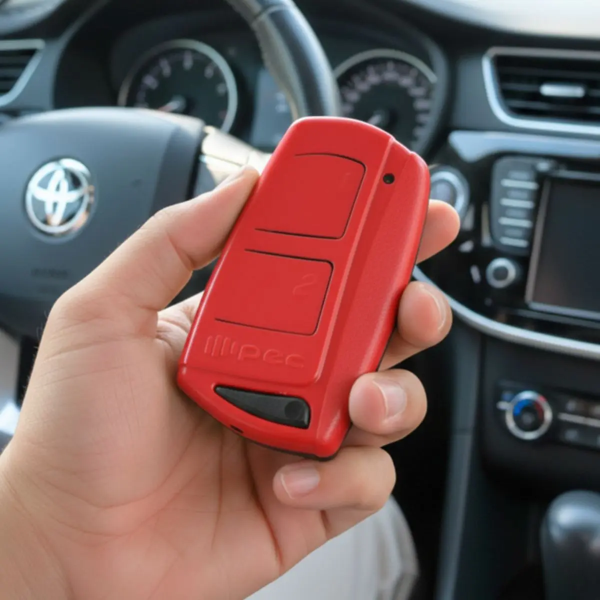 Controle para Portão Tx Top Mais Vermelho Mustang 433,92Mhz SMD Ipec A2184/Vermelho foto 5