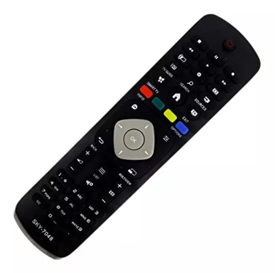 CONTROLE REMOTO  PHILIPS SMART TV PRETO -7048 -7023 c01322