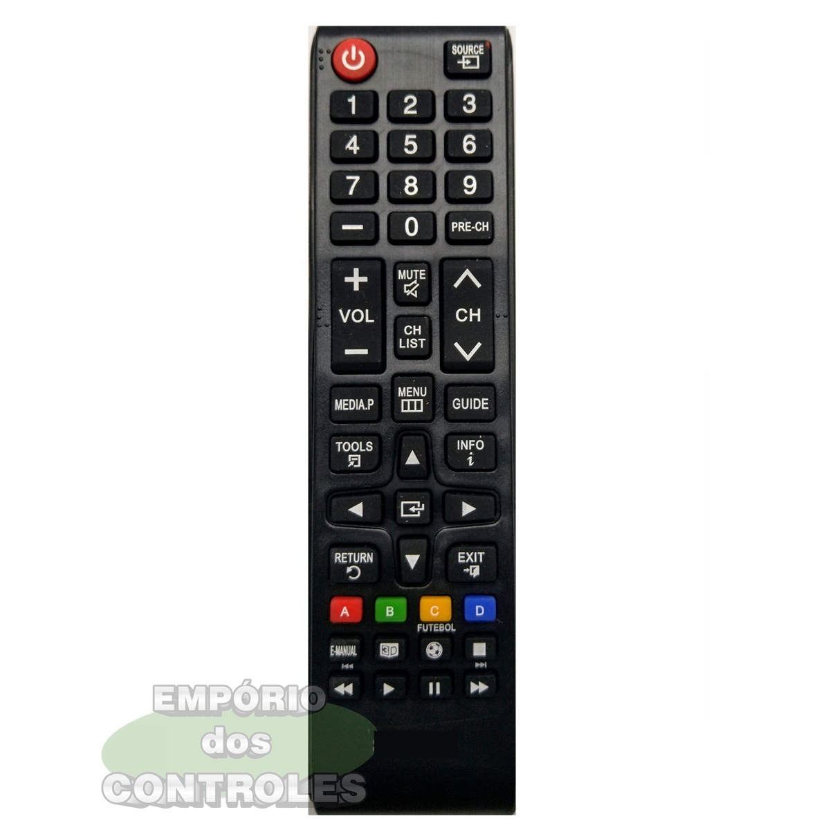 CONTROLE REMOTO TV SAMSUNG 3D SMART FUTEBOL