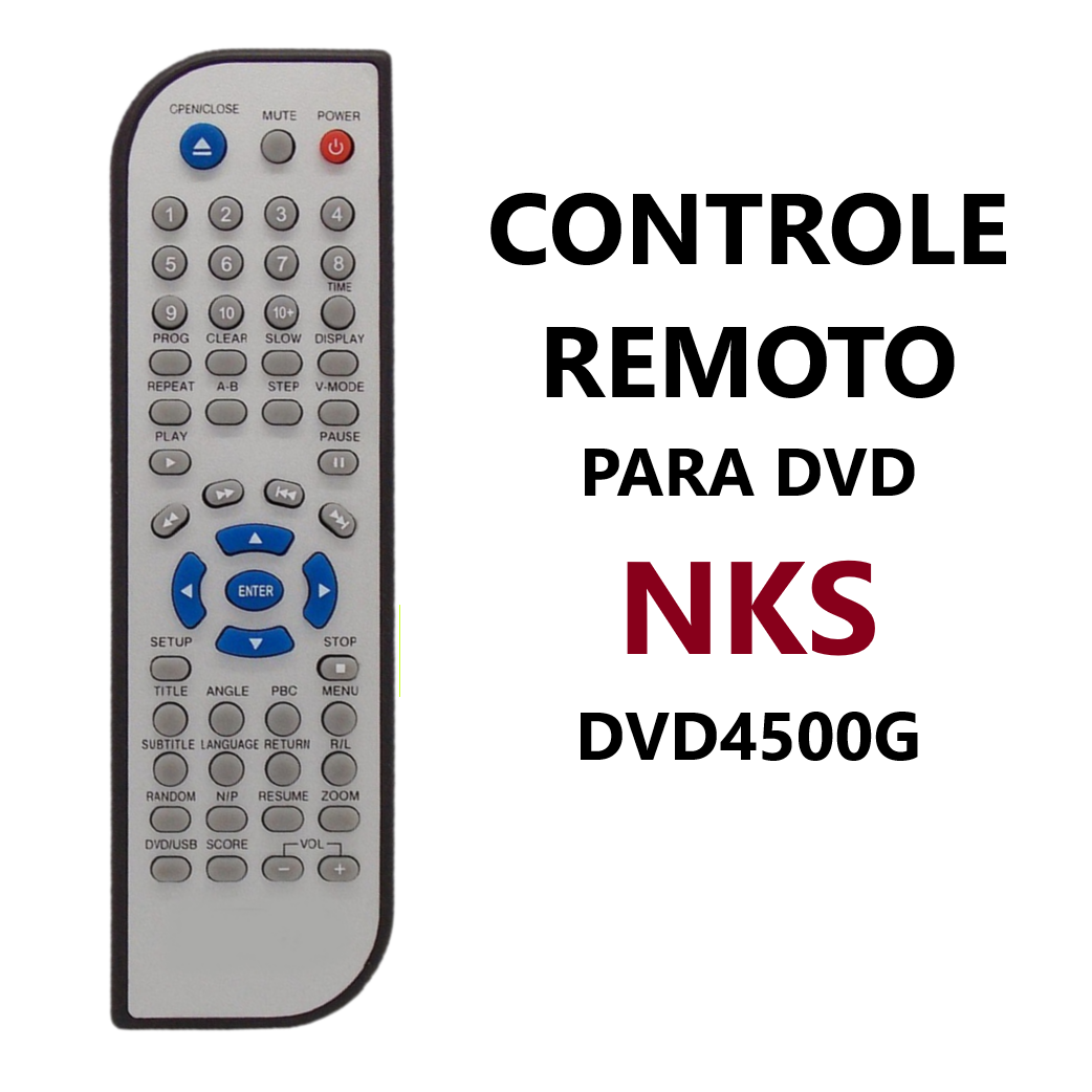 CONTROLE REMOTO DVD NKS DVD4500G -7803 foto 2