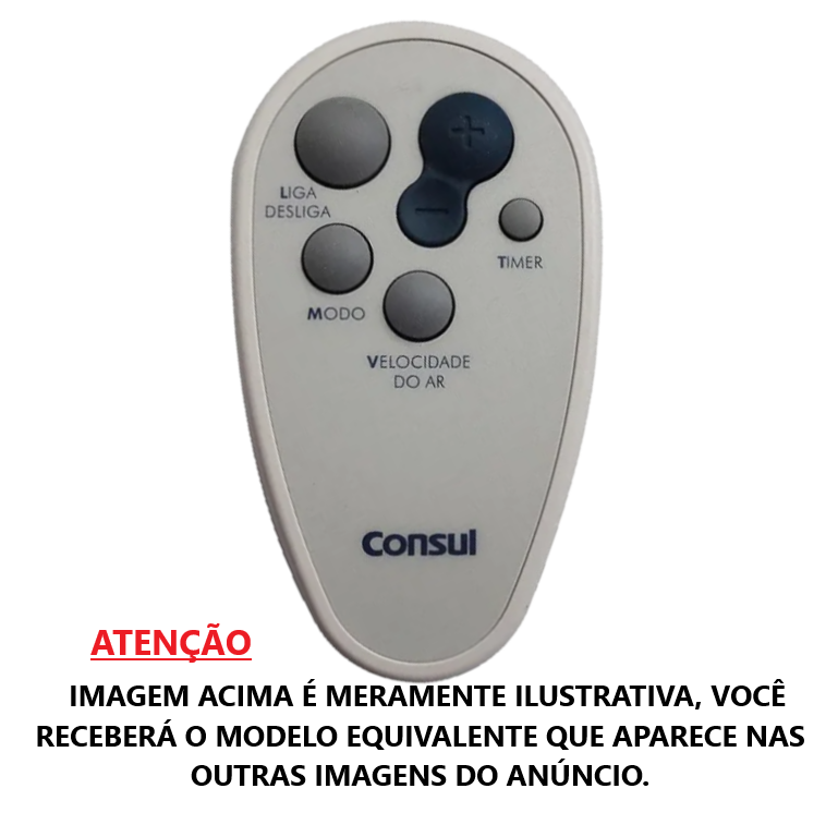 CONTROLE REMOTO AR CONSUL CCZ10A RM-L7 foto 2