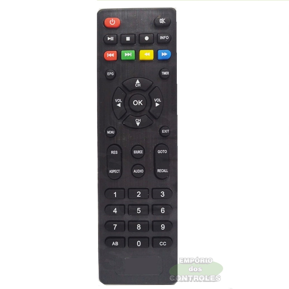 CONTROLE REMOTO CONVERSOR IMAGEVOX ADV-ISDBT06