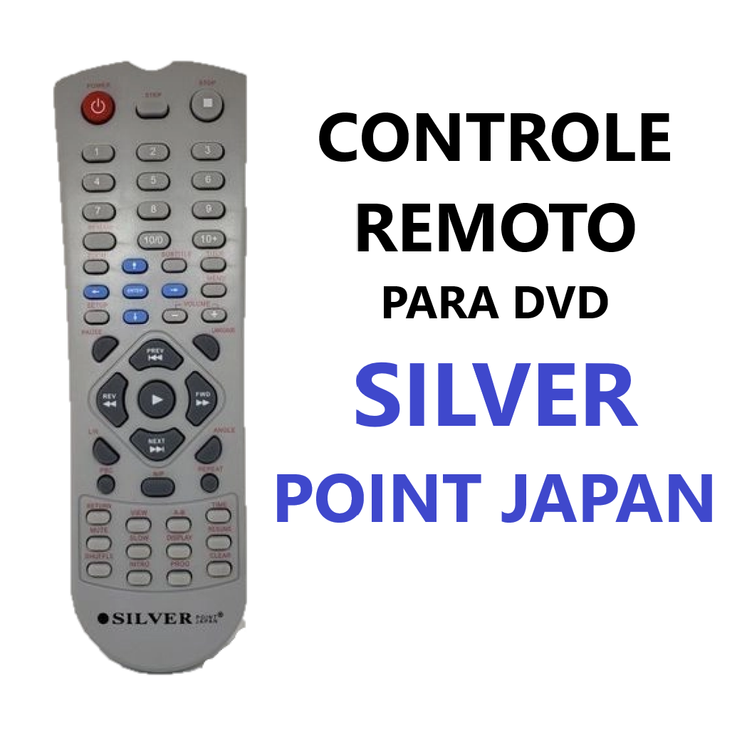 CONTROLE REMOTO DVD SILVER POINT JAPAN ORIGINAL foto 2