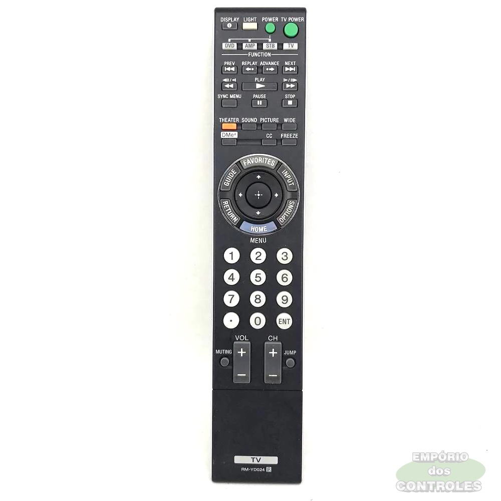 CONTROLE REMOTO TV SONY RM-YD017 ORIGINAL
