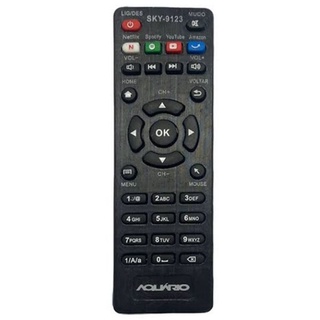 CONTROLE REMOTO SMART TV BOX AQUARIO STV-2000 -9123