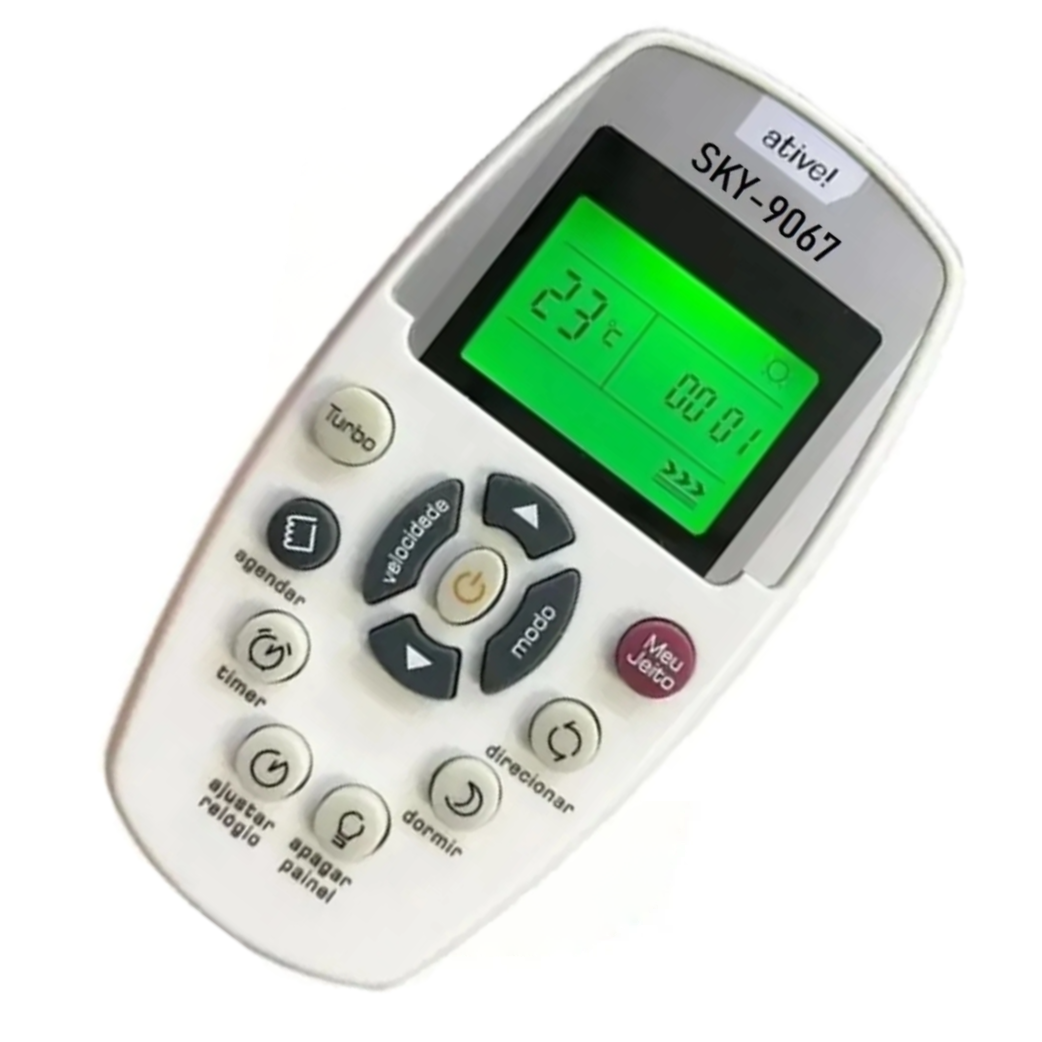 CONTROLE REMOTO AR CONDICIONADO BRASTEMP ATIVE! -9067 foto 3