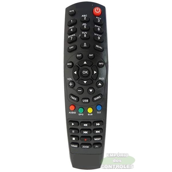 CONTROLE REMOTO CONVERSOR ALPHASAT CHROMA