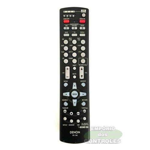 CONTROLE REMOTO RECEIVER DENON RC-1148 ORIGINAL