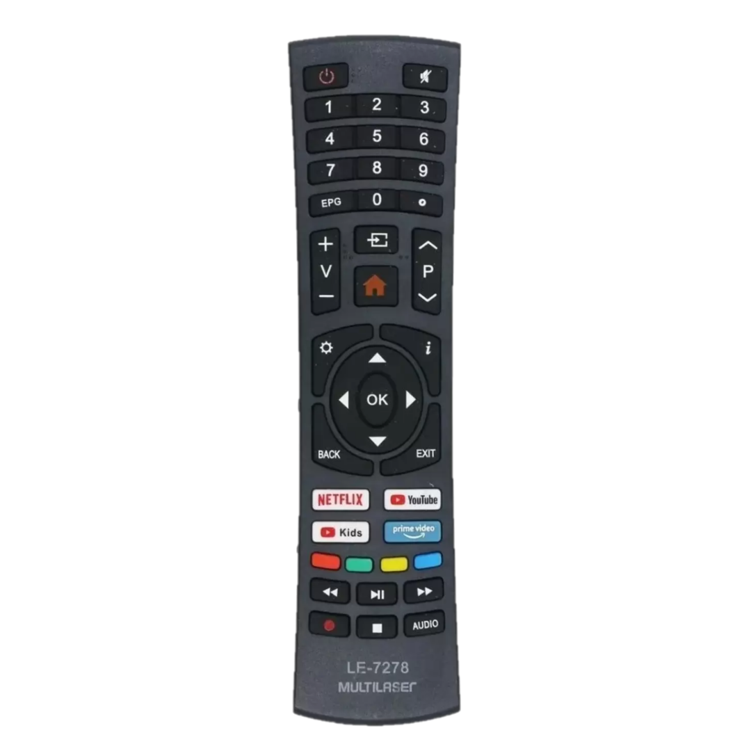 Control Remoto Tv Multilaser 4K Smart T1032 T1027 Tl039 -7278