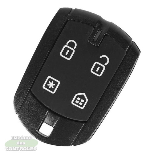 Carcaça Oca para Controle de Alarme Positron PXN52 Preto CCPX52
