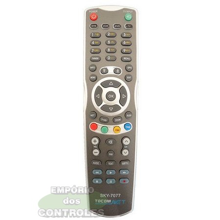 CONTROLE REMOTO CONVERSOR DIGITAL TOCOMNET / TOCOMSAT PHOENIX