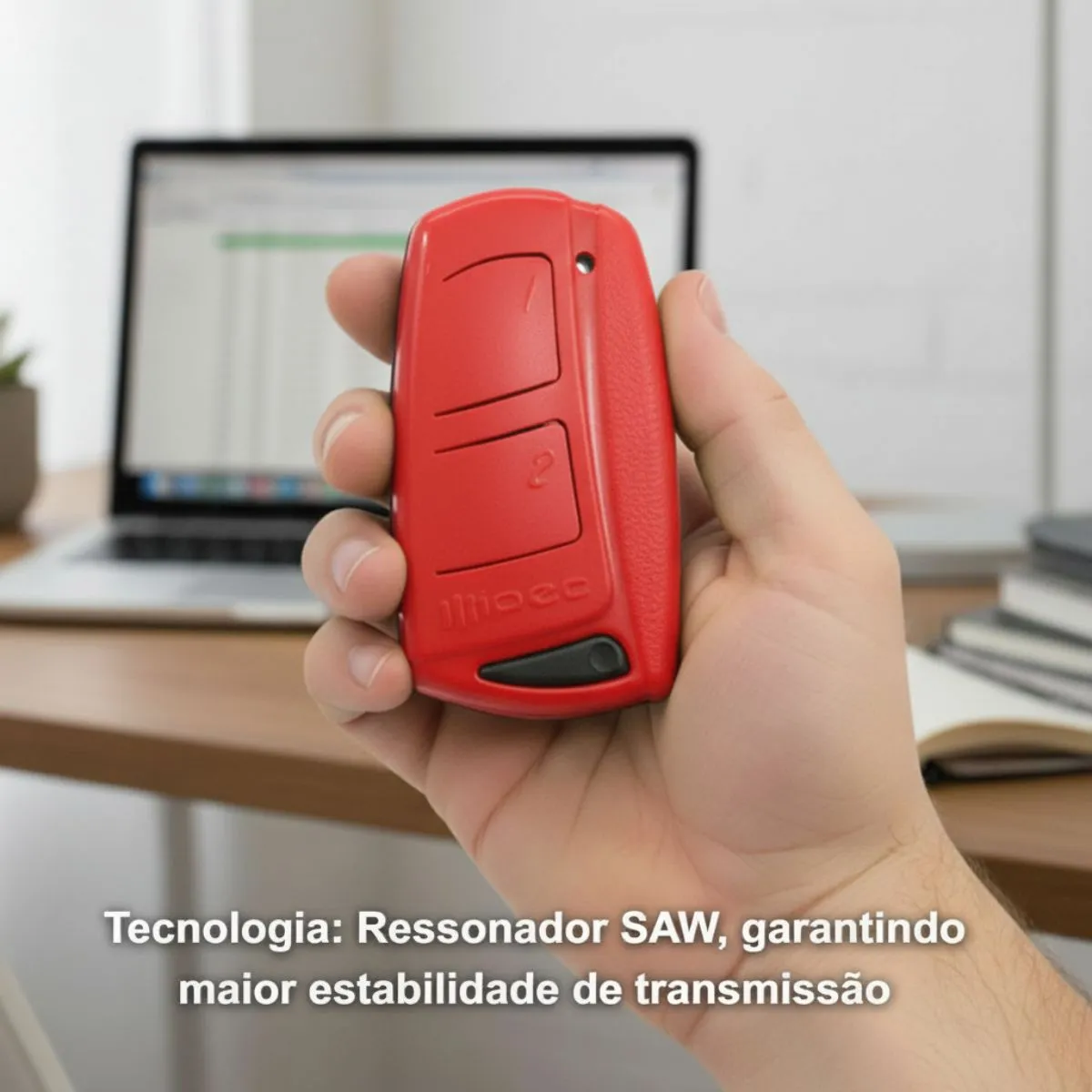 Controle para Portão Tx Top Mais Vermelho Mustang 433,92Mhz SMD Ipec A2184/Vermelho foto 7