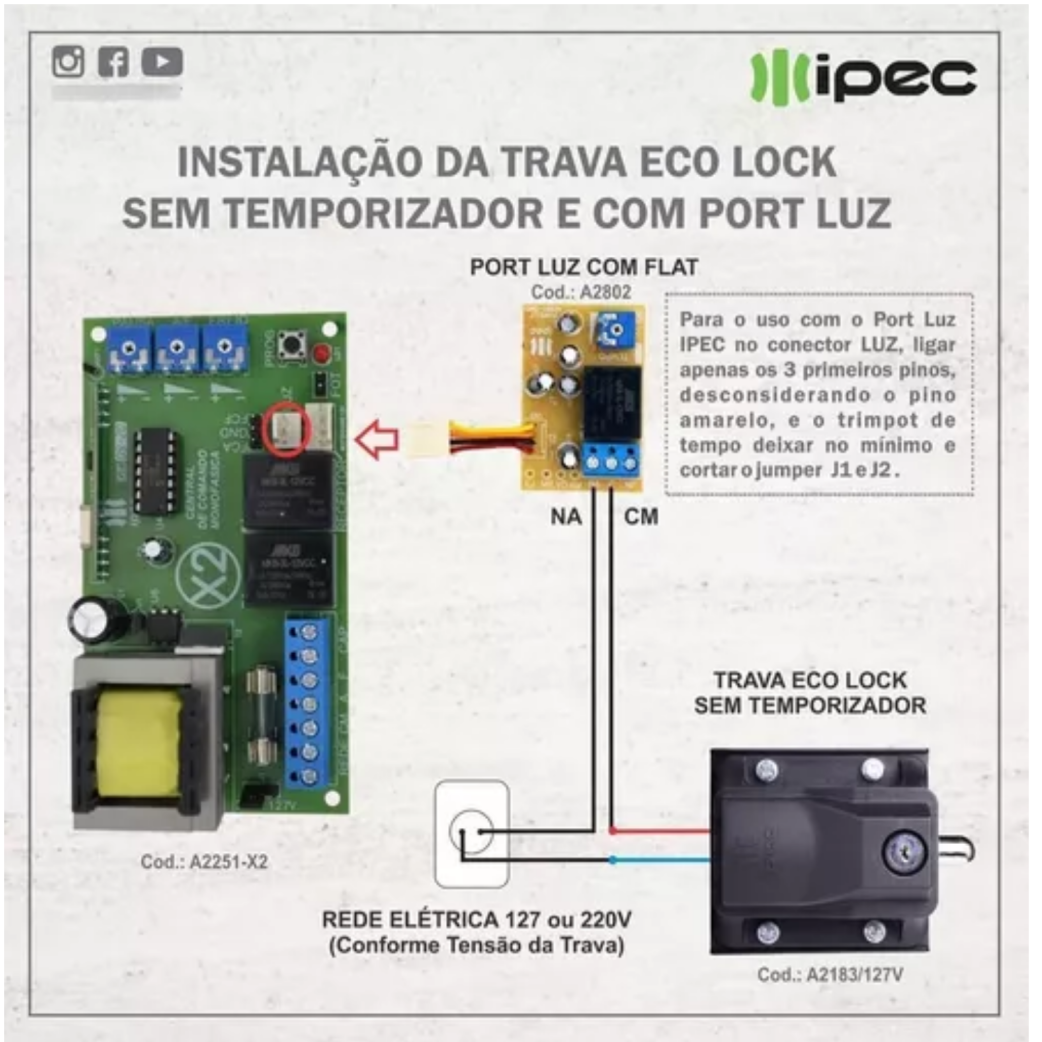 MODULO TEMPORIZADOR  - FLAT DE 04 VIAS - A2802 PORT-LUZ foto 4