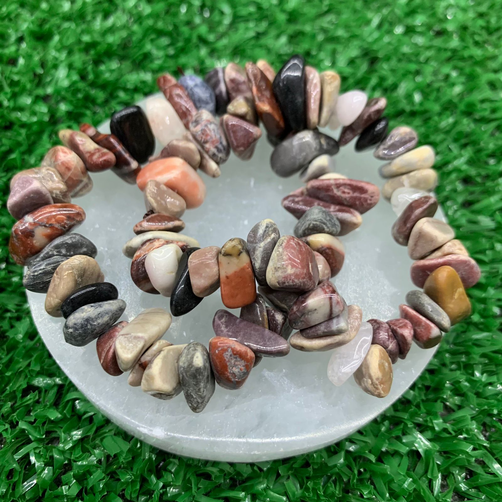 Pulseira de Cascalhinhos de Pedras