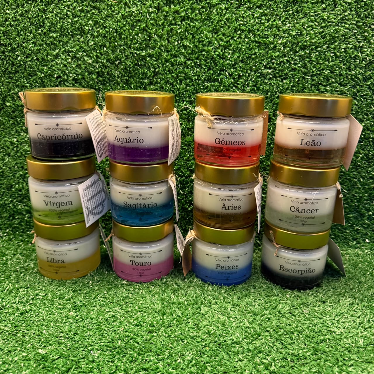 Vela Aromática Linha Signos – 100% Vegetal