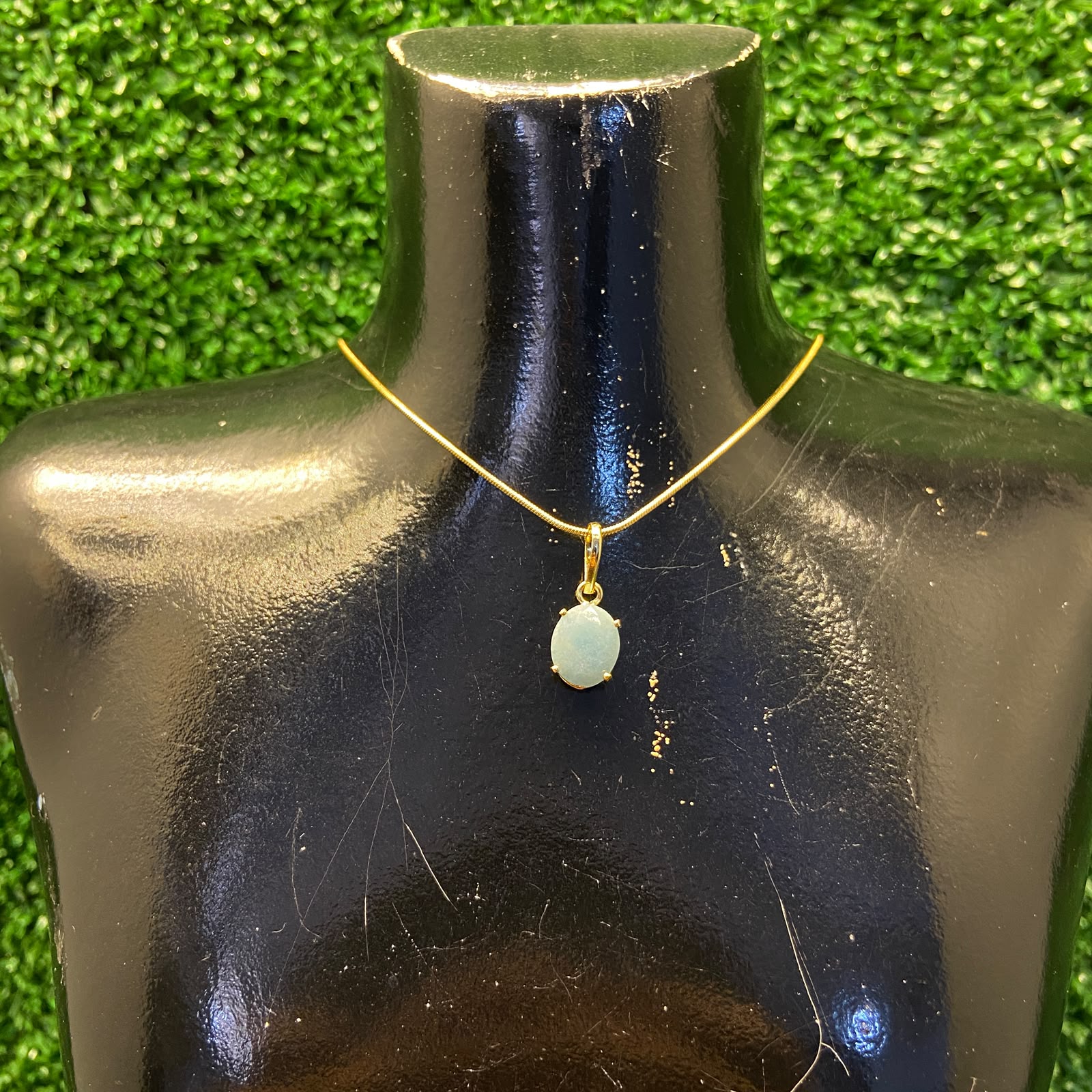 Pingente Ponto de Luz Oval - Dourado