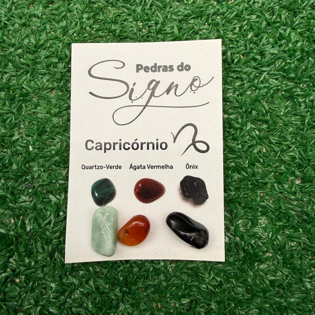 Kit 3 Pedrinhas do Signo