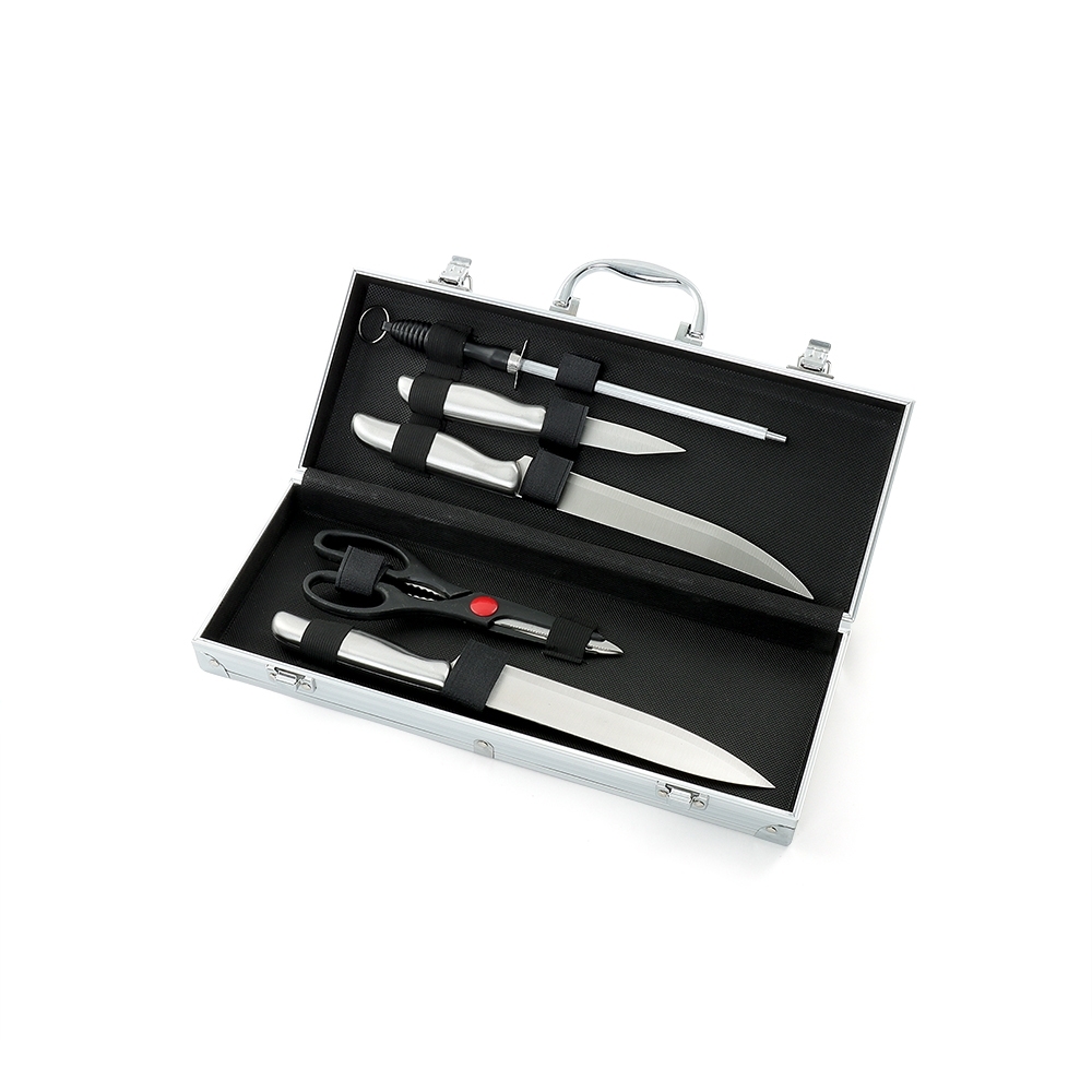 Kit Churrasco 5 Peças Facas