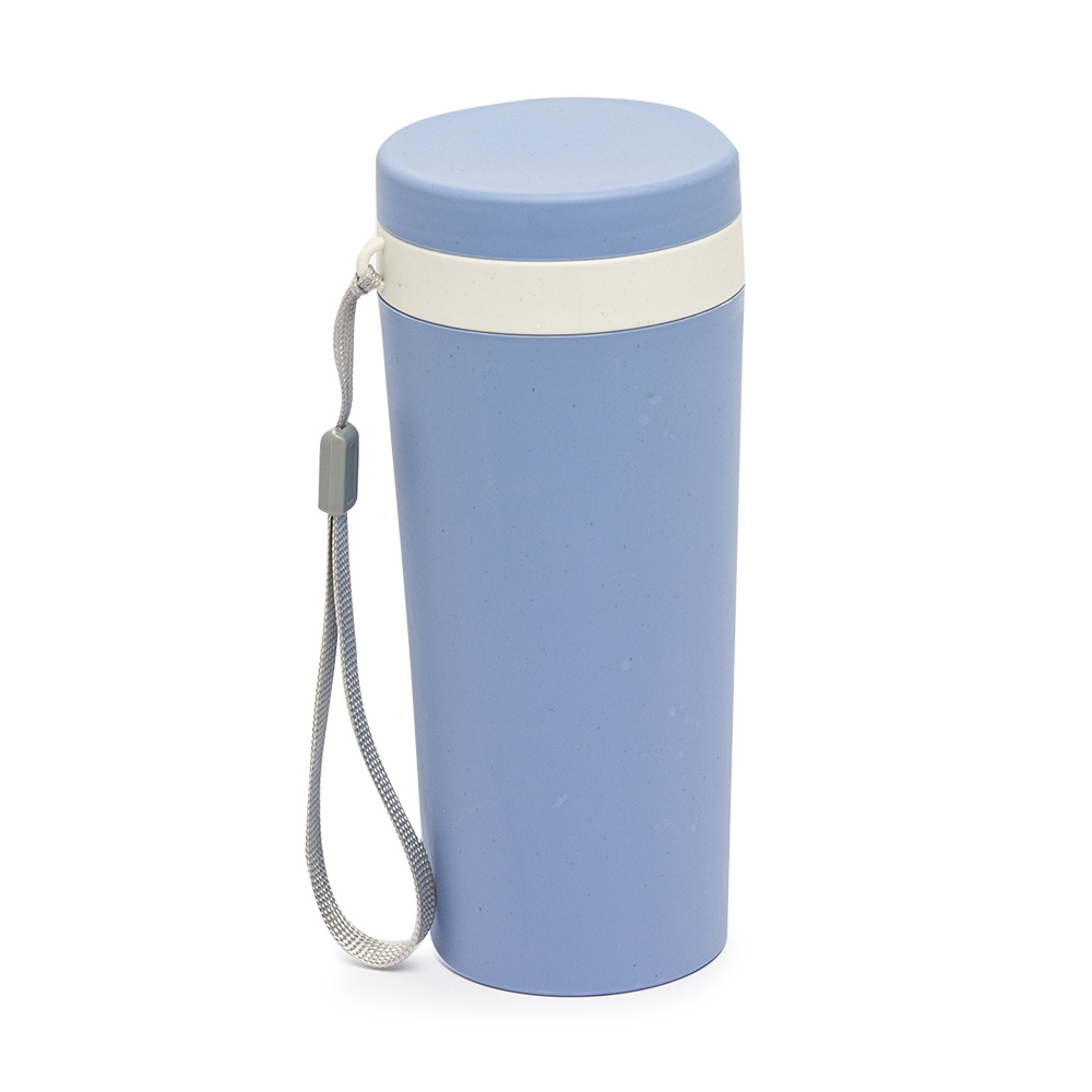 Copo Fibra De Bambu 350ml — Azul