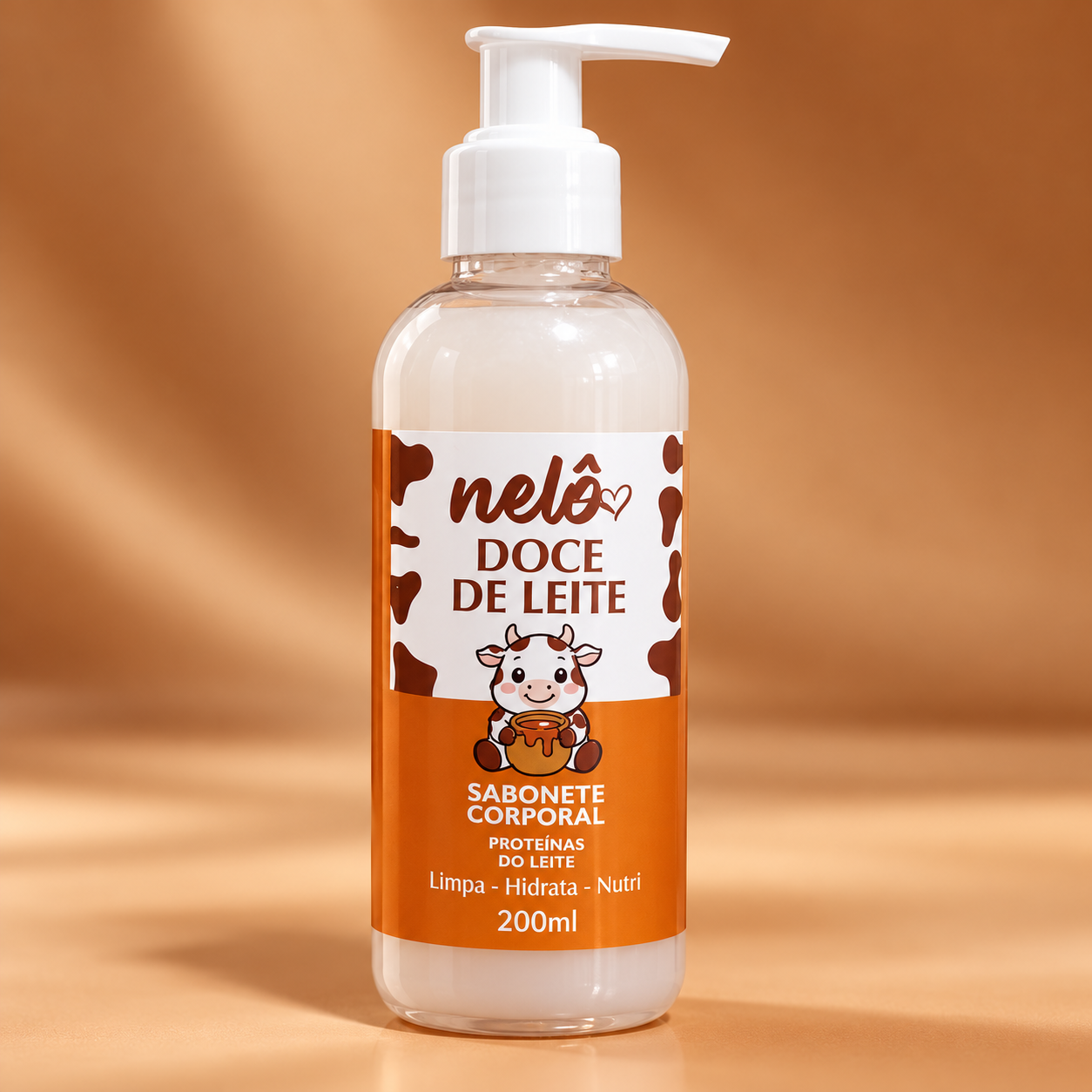 Sabonete Corporal Nelô Doce de Leite 200ml