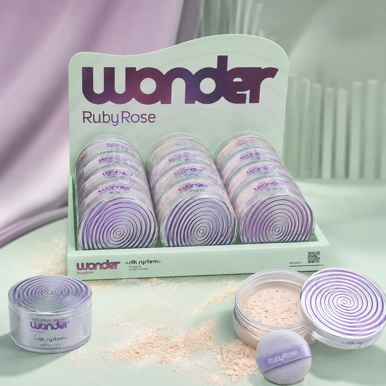 Pó Facial Solto Wonder Ruby Rose