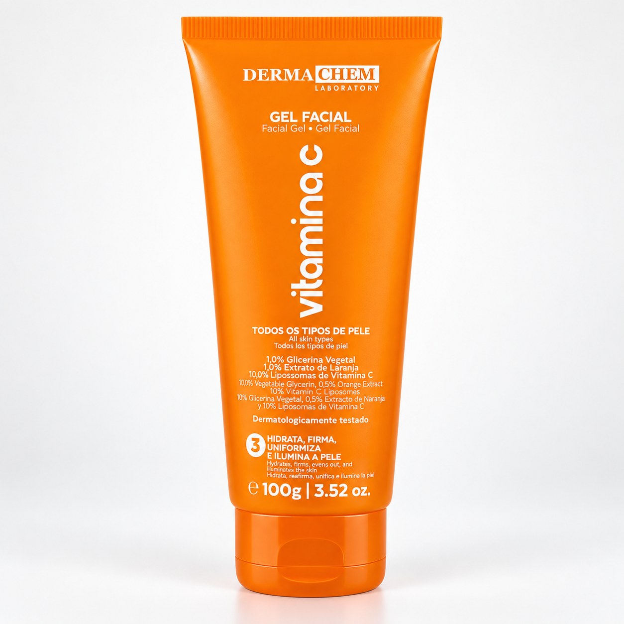Gel Facial Vitamina C Dermachem 100 g