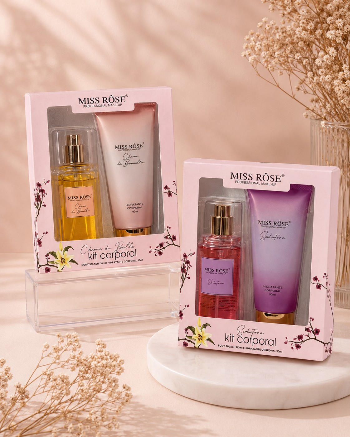 Kit Perfume + Creme Miss Rôse