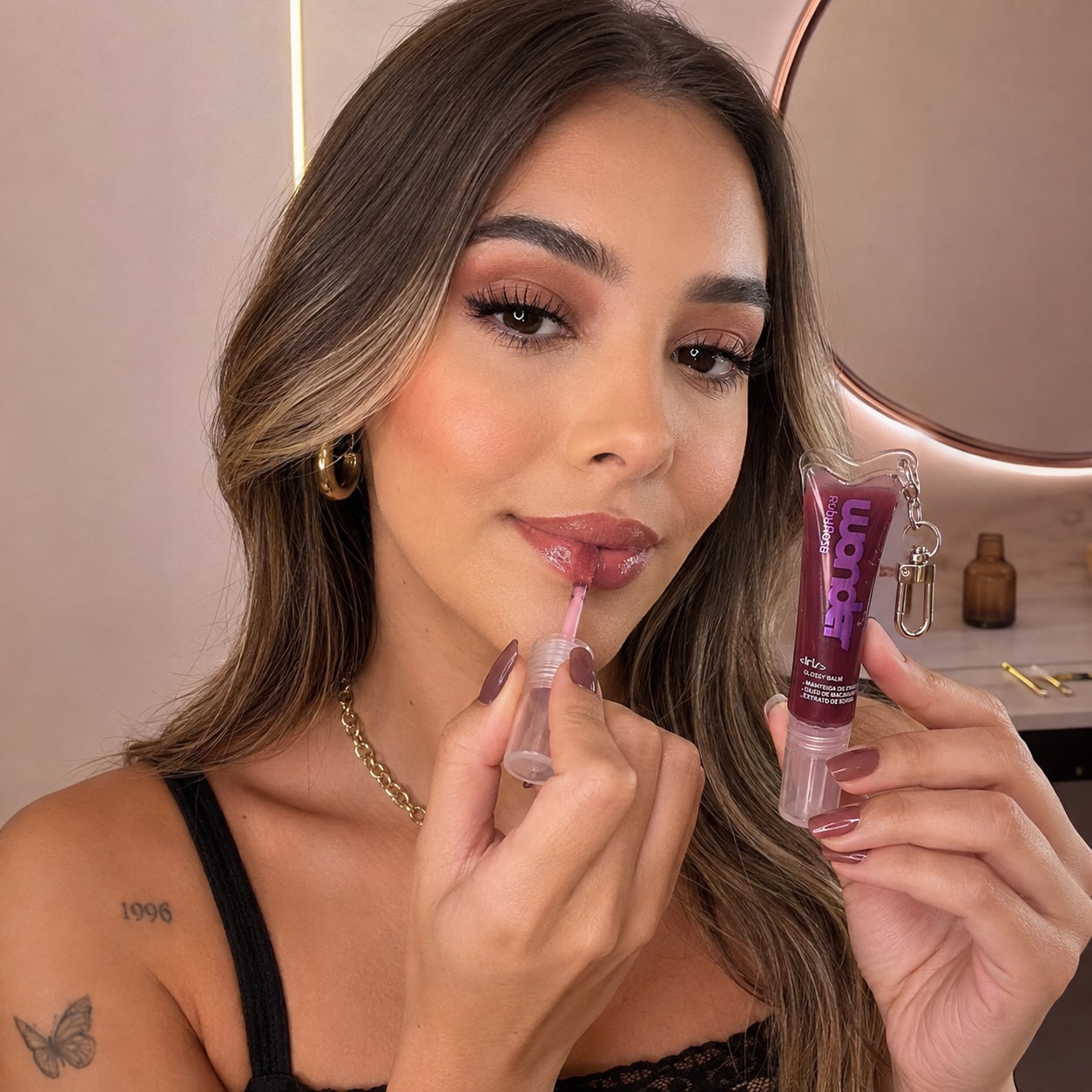 Glossy Balm Wonder Ruby Rose