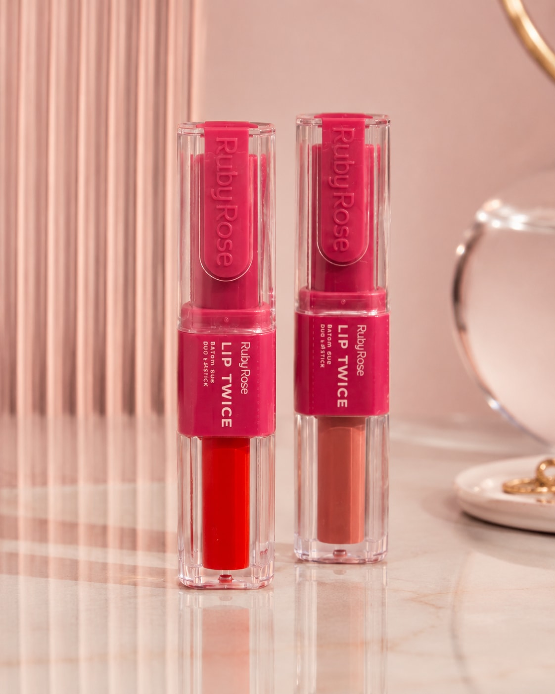 Batom Duo Kiss Ruby Rose