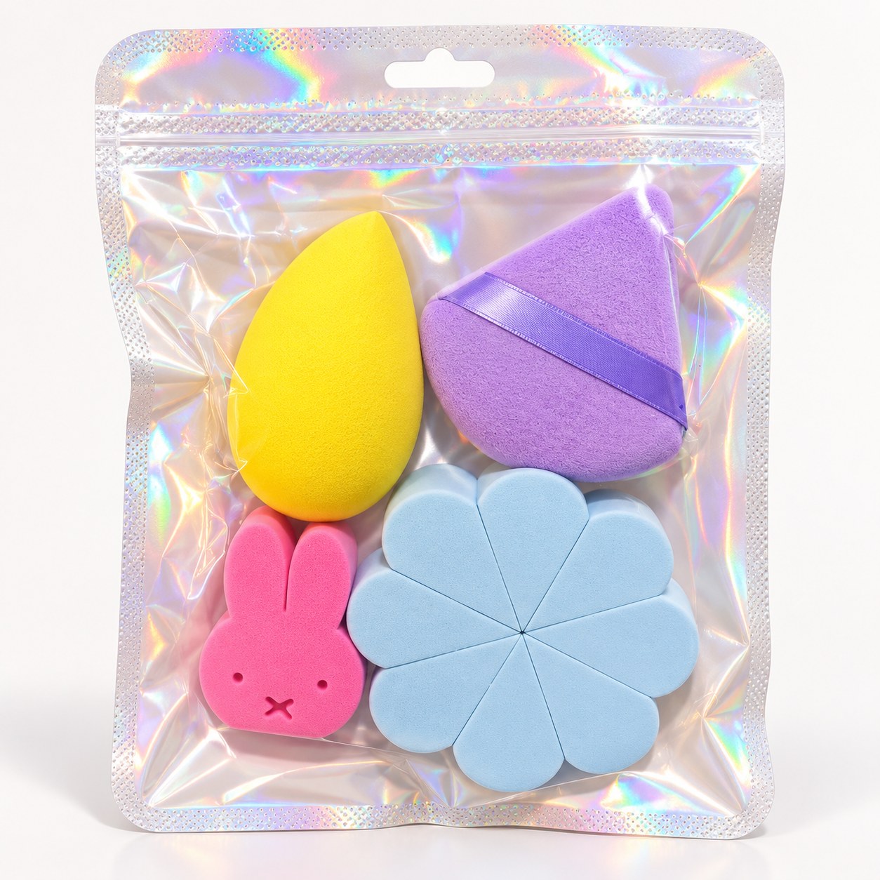Kit de Esponjas para Maquiagem – 6 Peças
