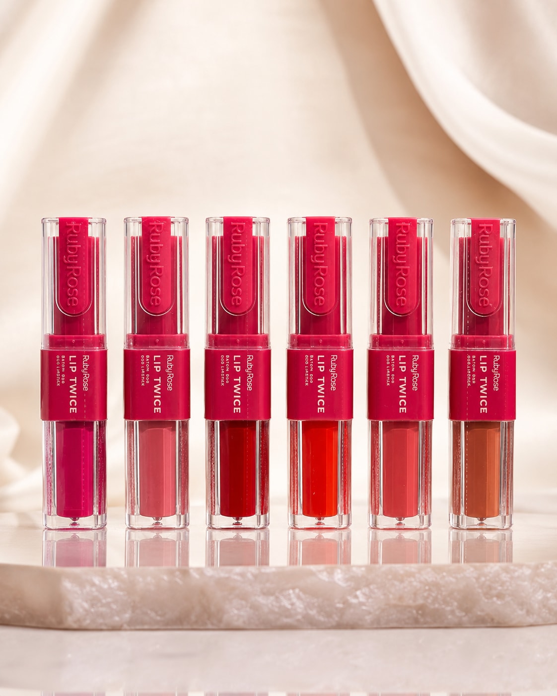 Batom Duo Kiss Ruby Rose