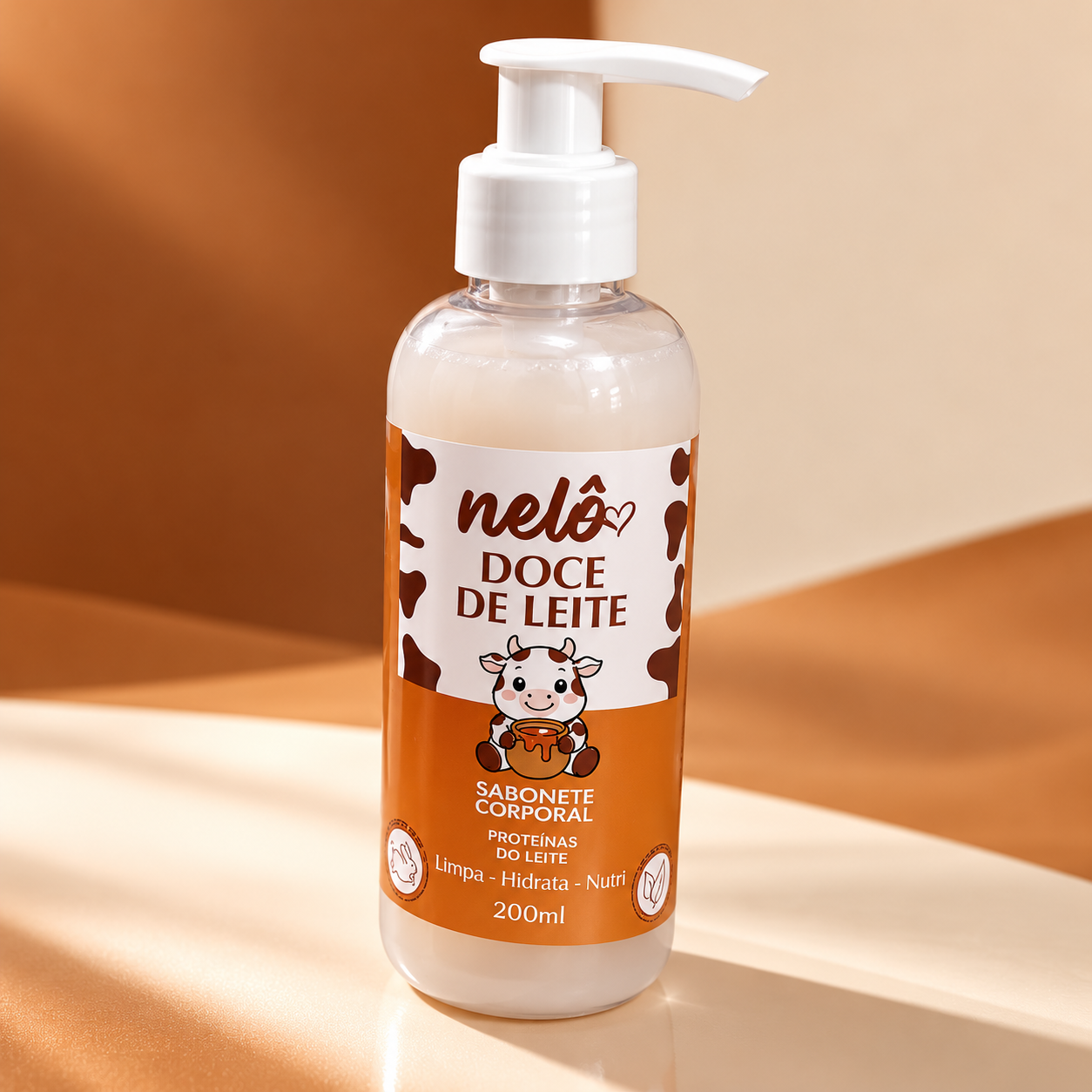 Sabonete Corporal Nelô Doce de Leite 200ml