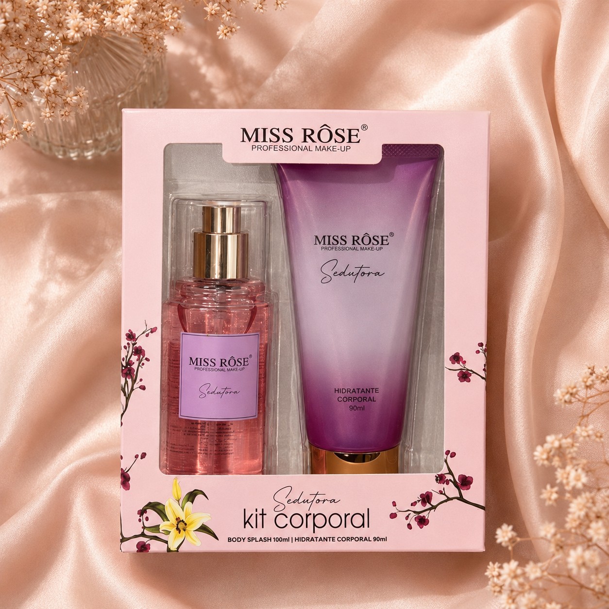 Kit Perfume + Creme Miss Rôse