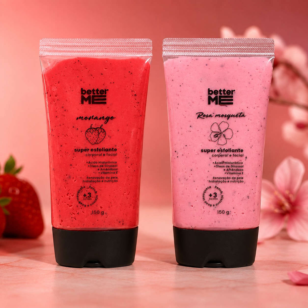 Esfoliante Corporal Better Me Rosas