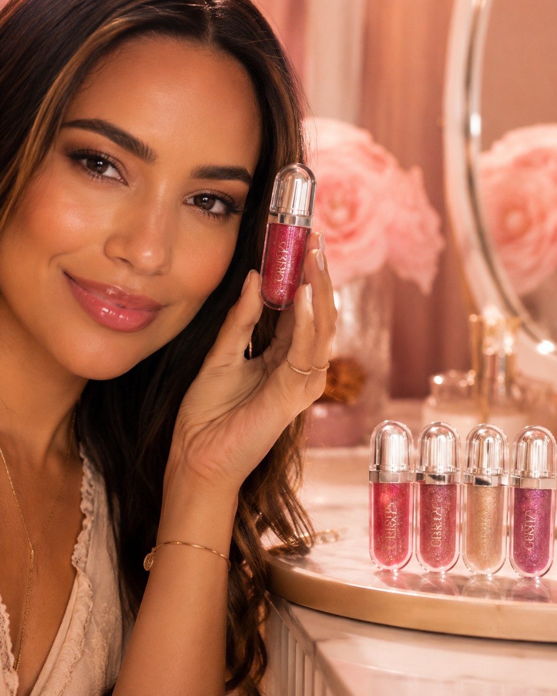 Lip Gloss Cristal Miss Rose
