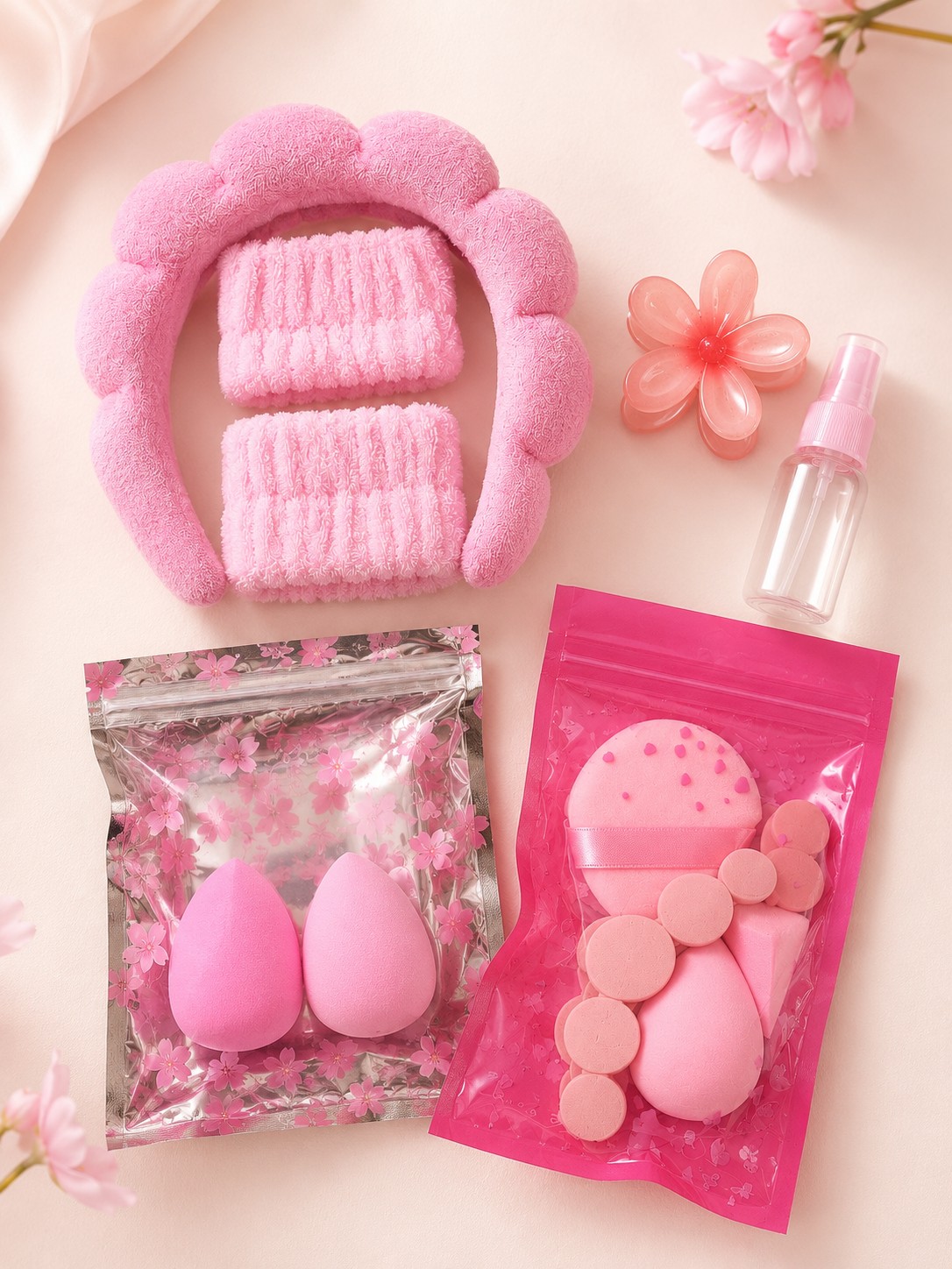 Kit Tiara Nuvem + Munhequeira